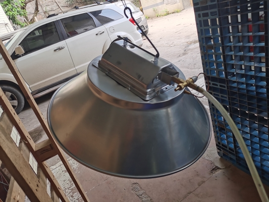 نوع گرد مادون قرمز بخاری مرغ گوشتی دارای گواهینامه CE برای 1500 جوجه