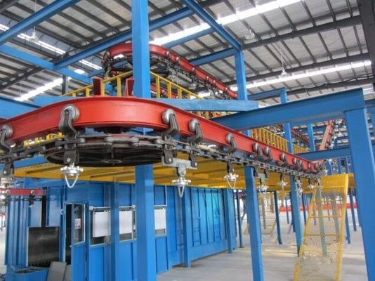 زنجیر نوار نقاله صنعتی 1.1KW 2.2KW برای خط پوشش پودری X348