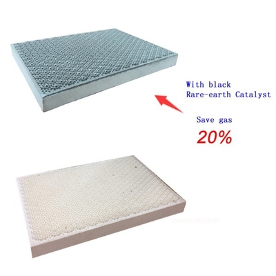 صفحه بخاری سرامیکی کوردیریت آلومینا صفحه مادون قرمز لانه زنبوری صرفه جویی در مصرف گاز 20%