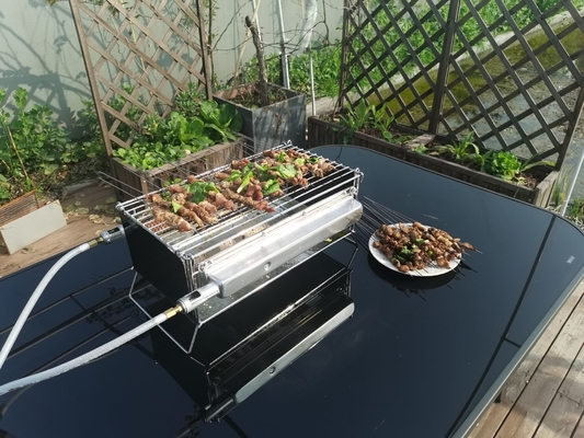 کباب پز گاز قابل حمل صرفه جویی در مصرف انرژی با مشعل کاتالیزوری مادون قرمز برای BBQ
