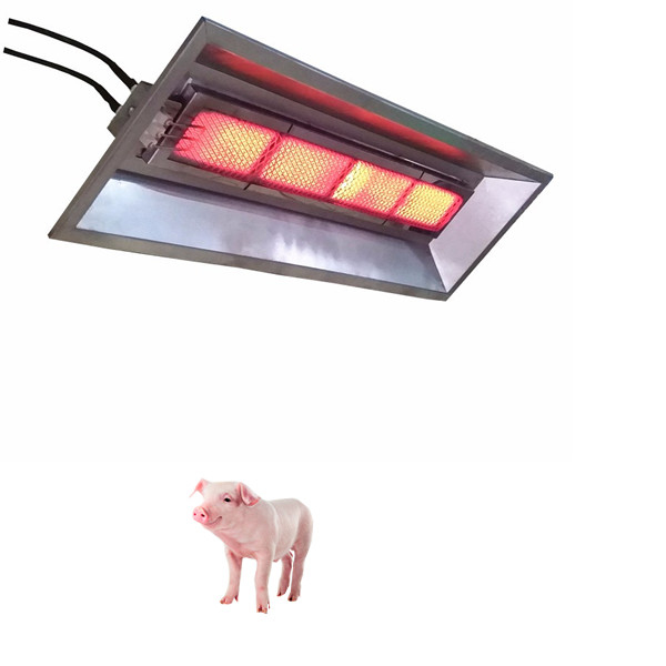 بخاری مادون قرمز سرامیک گاز طبیعی برای گاراژ یا کارگاه 4000pa