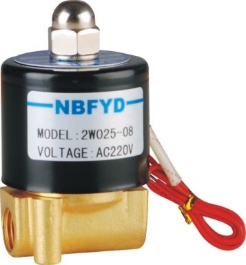 شیر برقی فشار قوی برنجی 220 ولت مهر و موم NBR VITON EPDM برای روغن هوای گاز آب